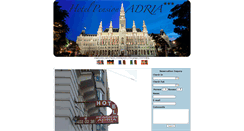 Desktop Screenshot of hotelpensionadria.com