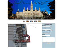 Tablet Screenshot of hotelpensionadria.com